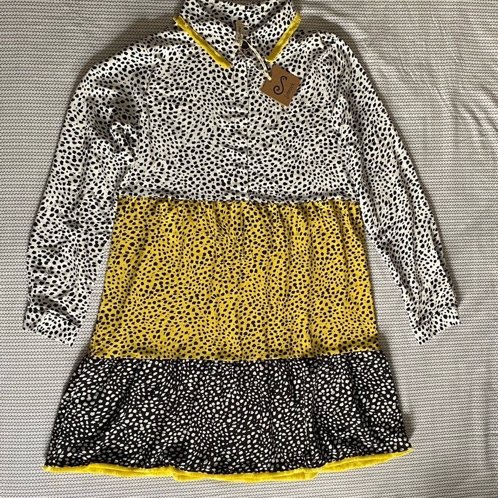 NWT 3-Pattern Dress. Size-Small. Code-C0013
